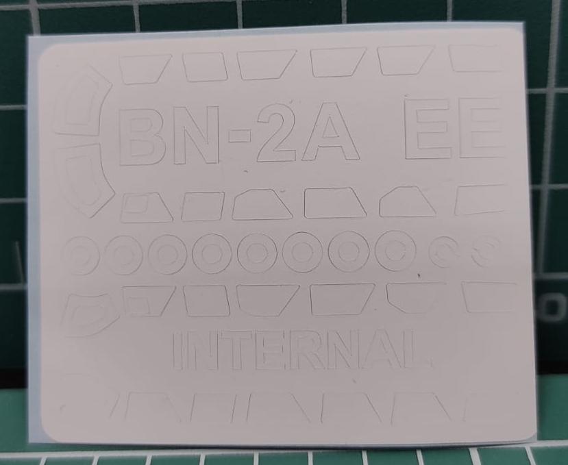 14611-1KV Окрасочная маска Britten-Norman BN-2A Mk III Trislander (EASTERN EXPRESS #14491) - (двусторонние маски) + маски на диски и колеса