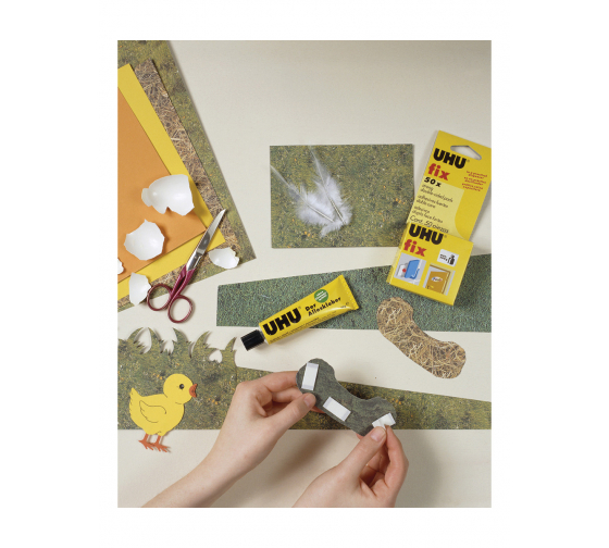 44385UHU Клеящие двусторонние пластинки UHU Фикс 50 шт