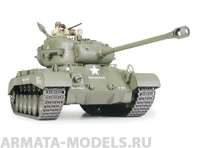 35254T Американский cредний танк М26 Pershing (T26Е3) с 90мм пушкой Tamiya