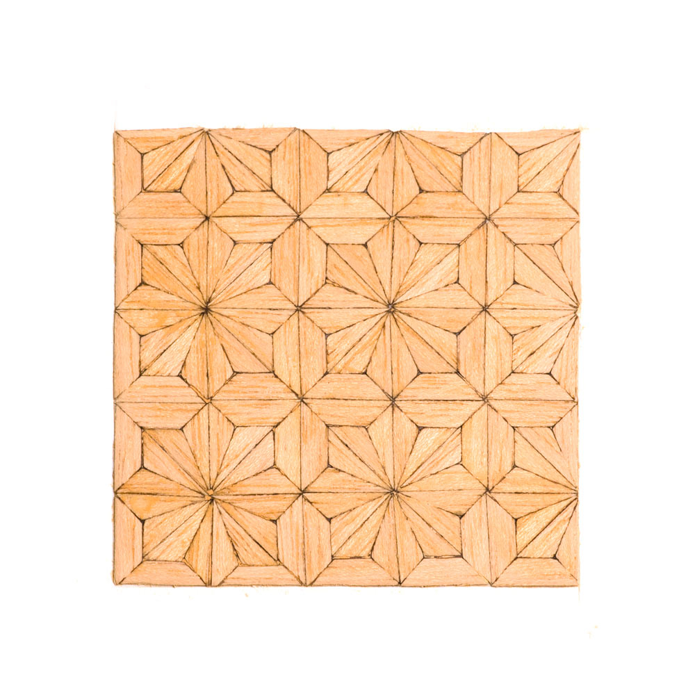 S-145 Паркет наборный Звезда, размер М