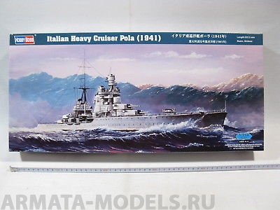 86502 Корабль Italian Heavy Cruiser Pola (1941) Hobby Boss