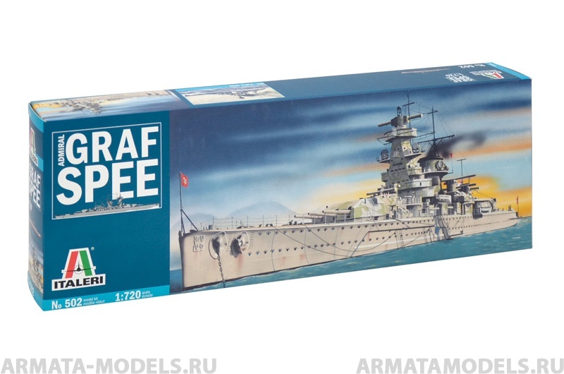 502ИТ КОРАБЛЬ GRAF SPEE Italeri
