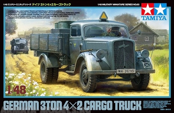 32585T Немецкий автомобиль 3ton 4x2 Cargo Truck Tamiya