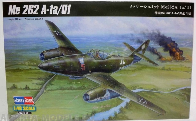 80370 Самолет Messerschmitt Me-262 A-1aU1 Hobby Boss