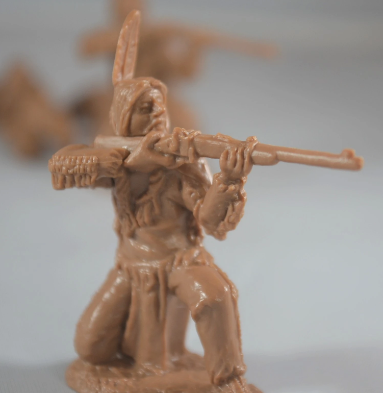 TSSD18 Фигуры Dismounted Indians with Casualties (12 x 1/32 figures) TSSD