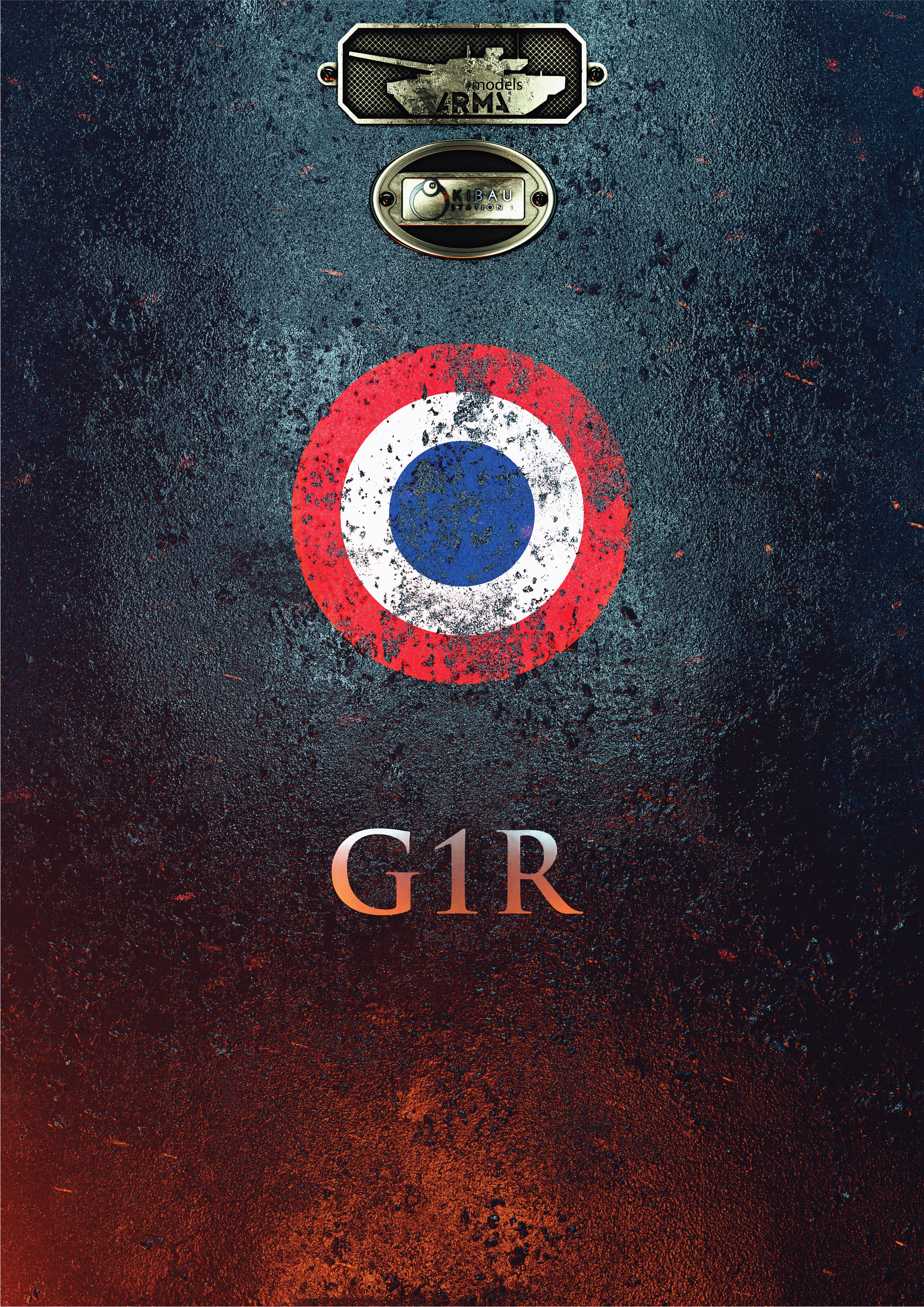 AM35777 Французский средний танк G1R с круглой башней Arma Models