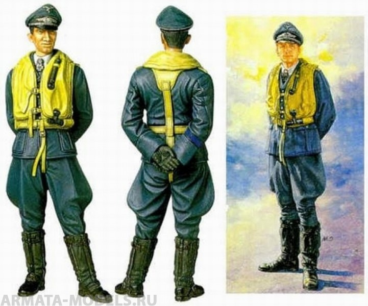 36302  WWII German Luftwaffe Ace Pilot Tamiya