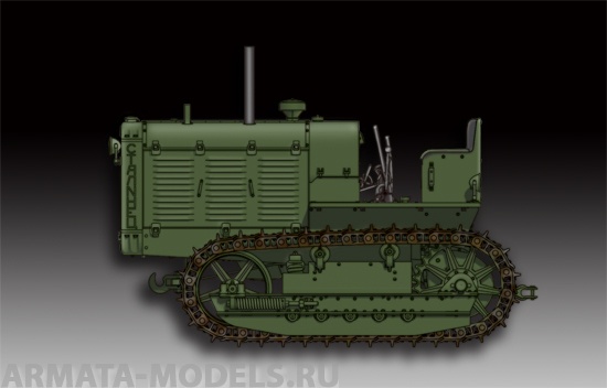 07112 Тягач Russian ChTZ S-65 Tractor Trumpeter
