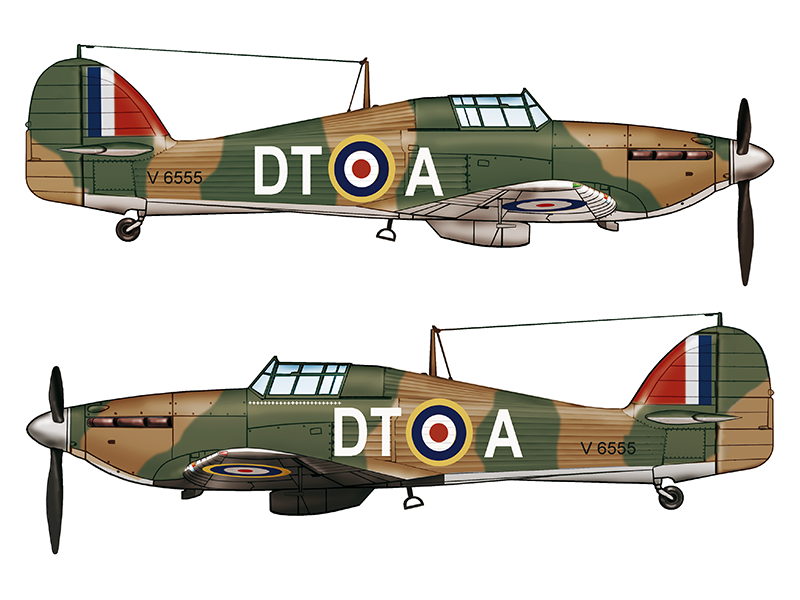 48026 Английский истребитель Харрикейн I ARK model