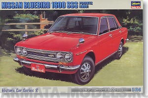 21208 Автомобиль NISSAN BLUEBIRD 1600 SSS 1969 Hasegawa