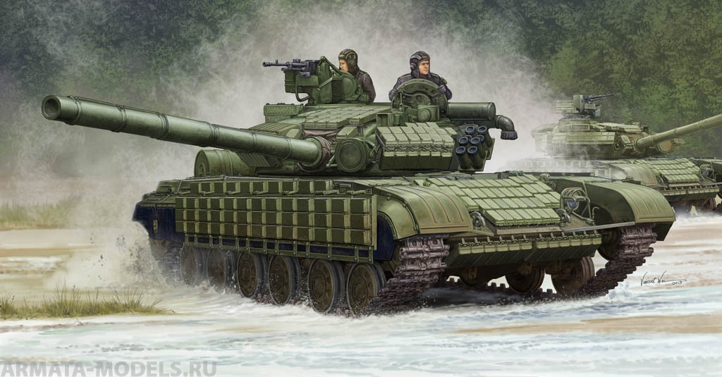 05522 Советский танк Т-64БВ мод. 1985 Trumpeter