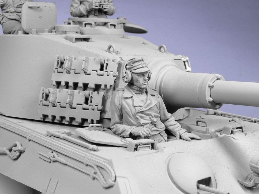 Т-35003 Немецкий танковый экипаж, зима 1944-45 гг (3) Tank