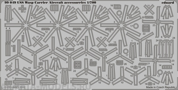 99049ED USS WASP Carrier Aircraft accessories for HobbyBoss kit 1/700