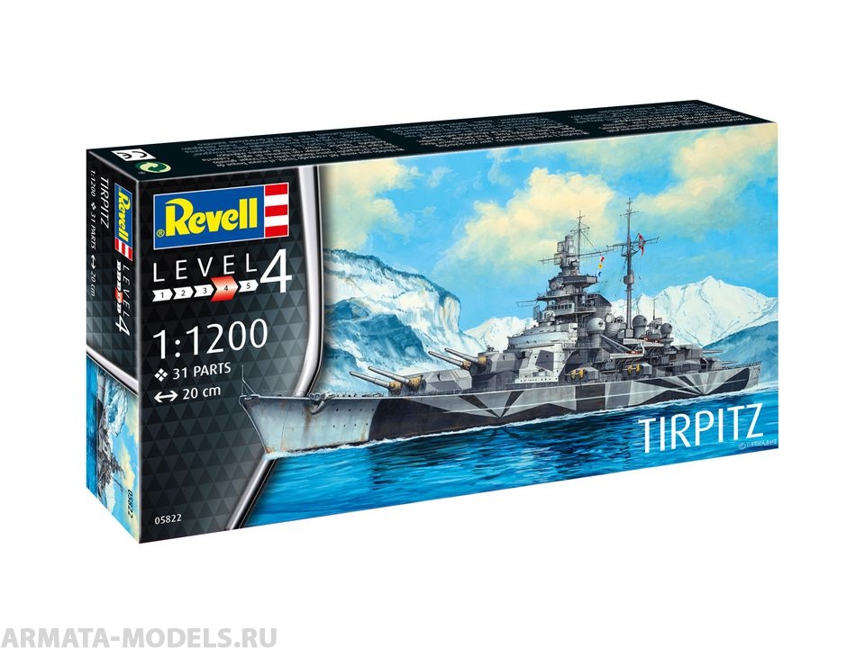 05822 Линкор типа Бисмарк «Тирпиц» Revell