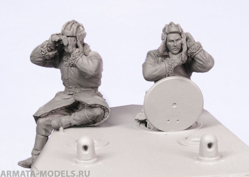 T-35097 Cоветские танкисты КВ-2 (ранний) (зима 1939-42 гг) (2) Tank
