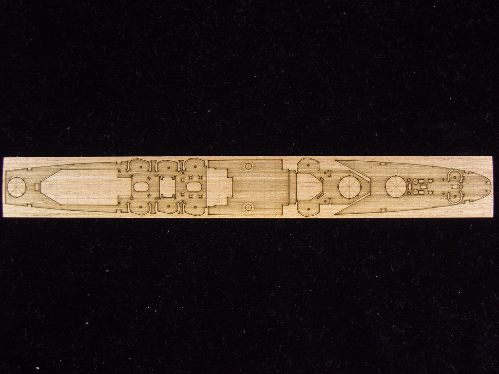 AW20074 Деревянная палуба для USS New Orleans CA-32 1942