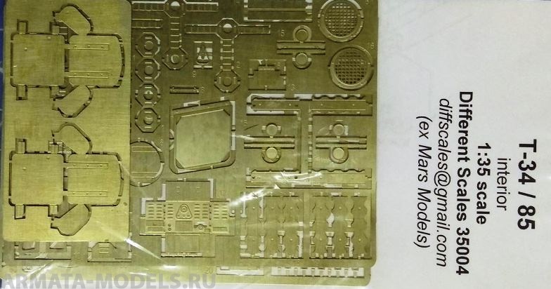 MF35004 ФТД Т-34/85 интерьер