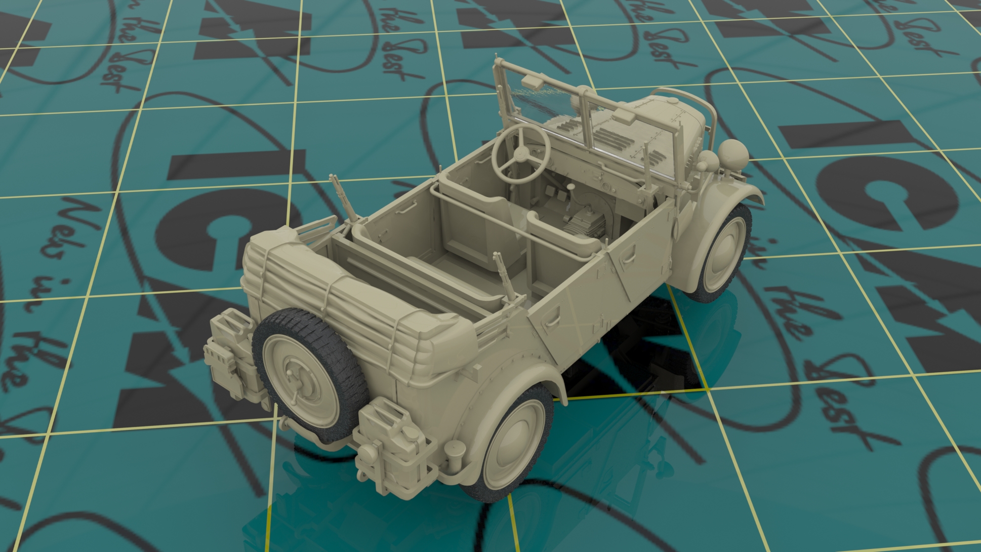 35581 le.gl.Einheits-Pkw Kfz.1, Германский легкий внедорожный автомобиль ІІ МВ ICM