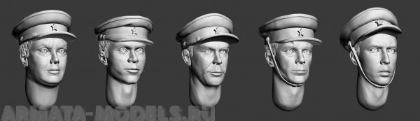 ARM356020 Советские головы (офицеры ) ВОВ, №1 ARMOR35