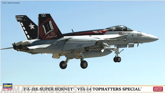 00999 Самолет F/A 18E Super Hornet VFA-14 Hasegawa