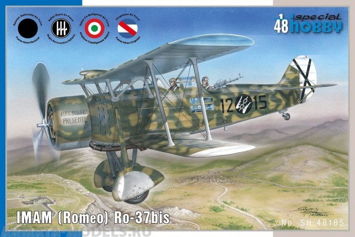 SH 48185 Самолет IMAM (Romeo) Ro.37bis Special Hobby