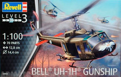 04983 Американский многоцелевой вертолёт Белл UH-1 «Ирокез» Revell