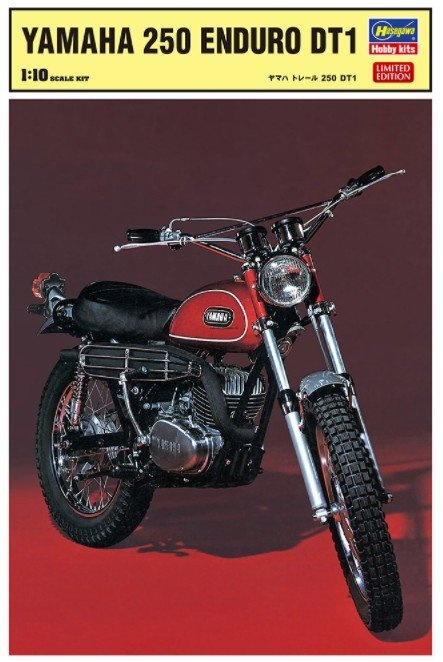 52171 Мотоцикл YAMAHA 250 ENDURO DT1 (HASEGAWA) 1/10