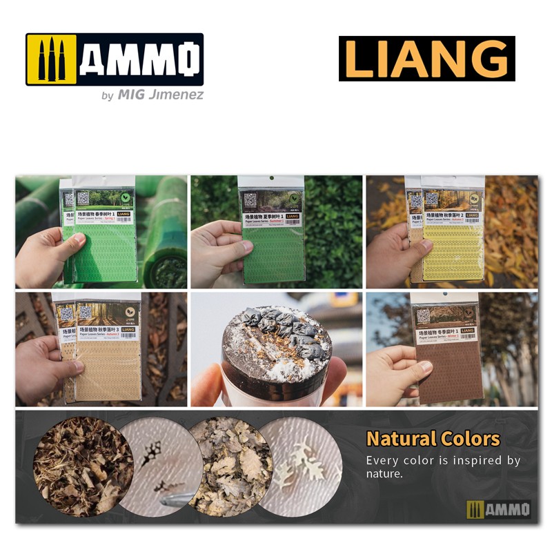 LIANG-0148 Набор декораций Paper Leaves Series - Winter 2