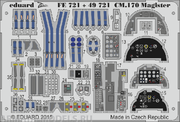 FE721ED  CM.710 Magister 1/48
