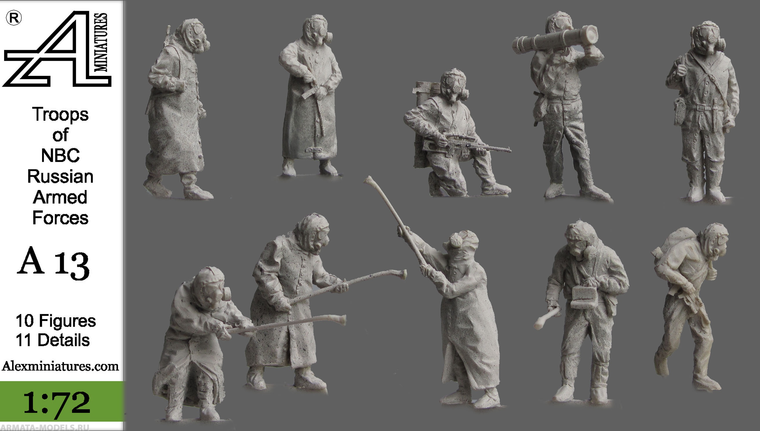 А13 Войска РХБЗ ВС РФ, 1:72 Alex miniatures