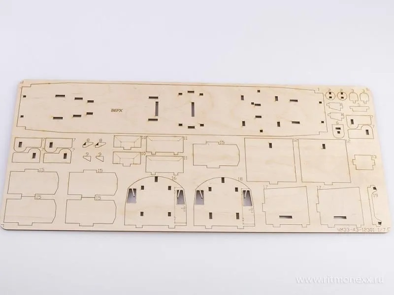 12301BAUMI Сборная модель ЧМЭ3 тепловоз Baumi