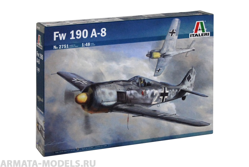2751ИТ Самолет FOCKEWULF FW-190 A8 Italeri