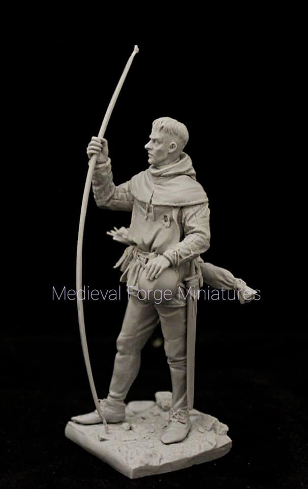 C-75-054 Фигура Welsh archer Medieval Forge Miniatures