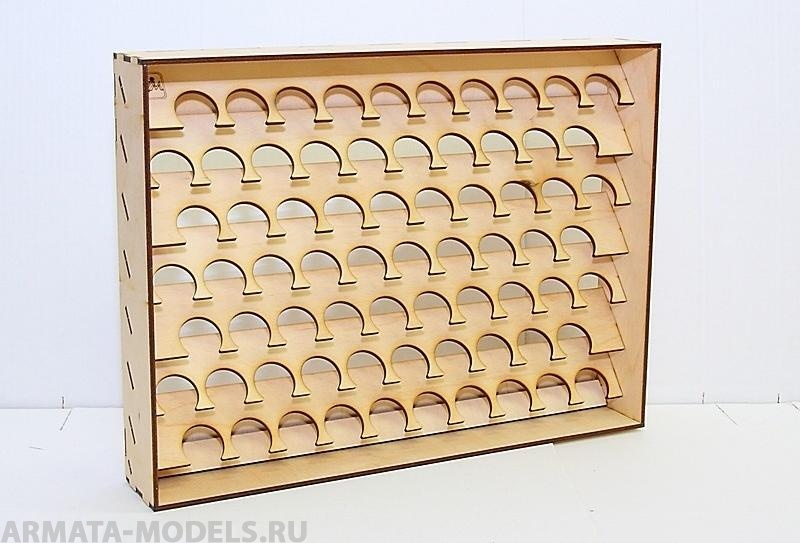 POL-30-01 Полка настольно-подвесная для баночек 30 мм.