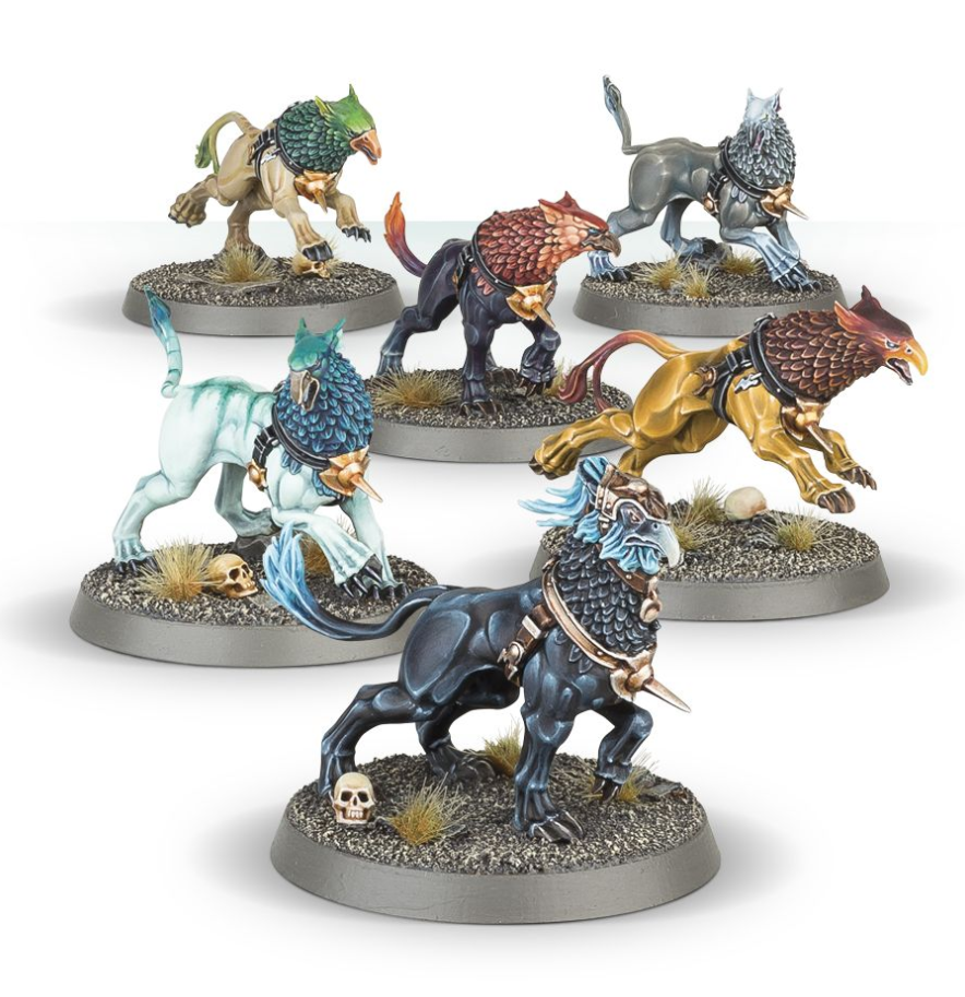 96-31 Набор Грозорожденные Вечные. Гриф-Гончие (Stormcast Eternals Gryph-Hounds)