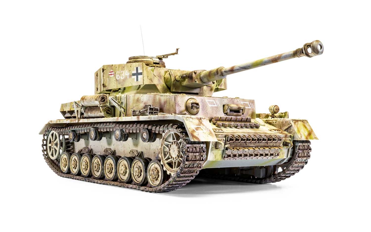 A1351 Сборная модель Танка Panzer IV Ausf.H Mid Version Airfix
