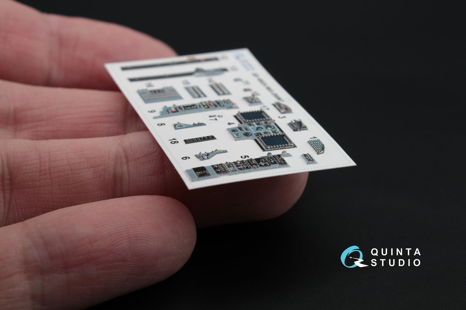 QD48024 1 :48 3D Декаль интерьера  кабины МиГ-29 СМТ (9-19) (для модели  GWH)