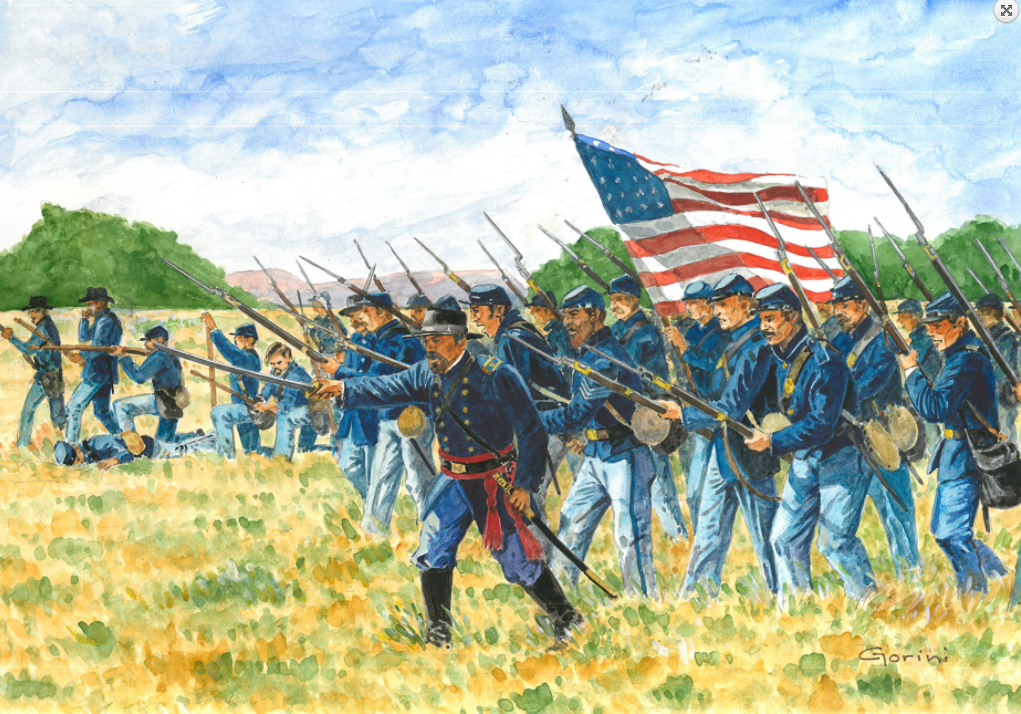 6177ИТ Солдатики Union Infantry Italeri