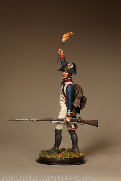 5411SOGA French fusilier line infantry. 1792—1797 years SOGA Miniatures