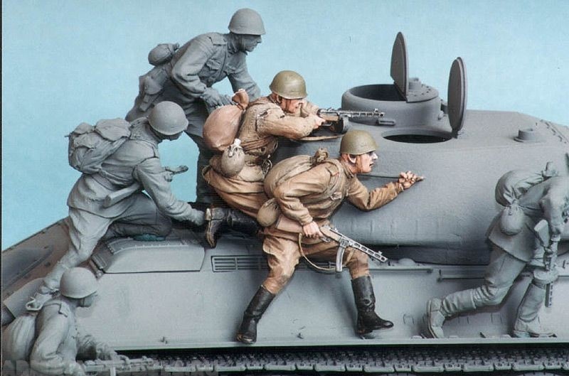 Т-35011 Советская мотопехота III, лето 1943-45 гг (2) Tank