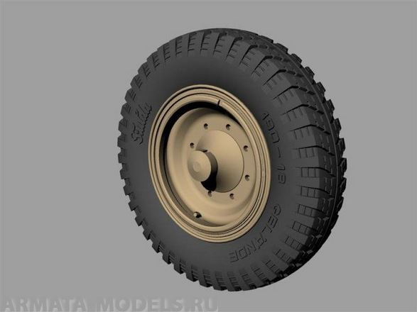 RE35-144 Дополнение для моделей Drive Wheels for Sd.Kfz 11 &251 (Early Gelanade Pattern )