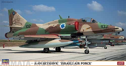09943 Самолет A-4N ISRAELI AIR FORCE Hasegawa