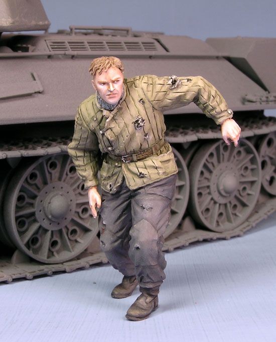 T-35101 Cоветские танкисты в бою (зима 1942-45) (2) Tank