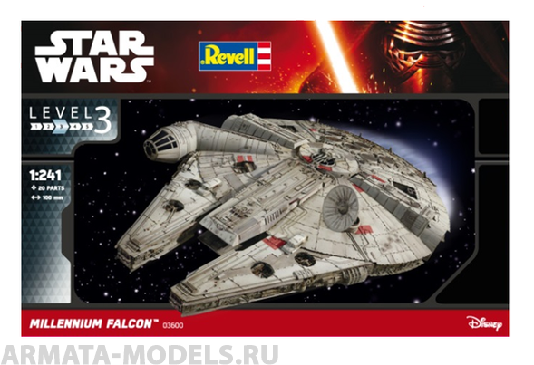 03600 Звездные войны  Тысячелетний сокол Revell