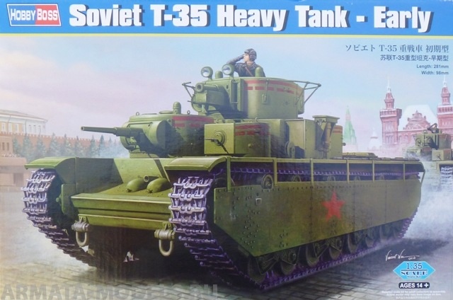 83841 Танк Soviet T-35 Heavy Tank - Early Hobby Boss
