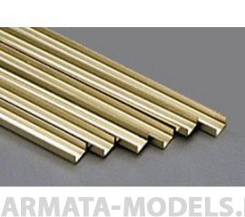 KS9885 C-профиль латунный 3,2 мм, 1 шт
