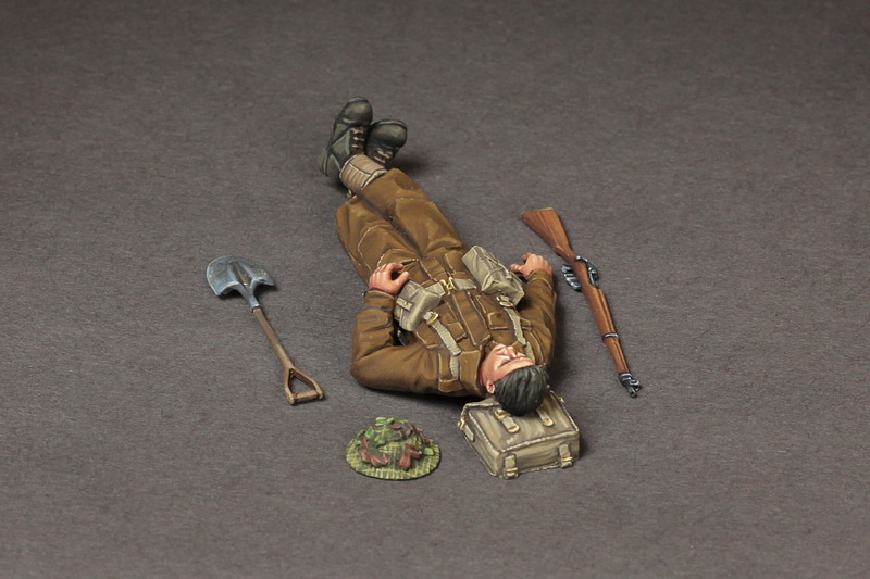 35135SOGA British infantryman at rest. SOGA Miniatures