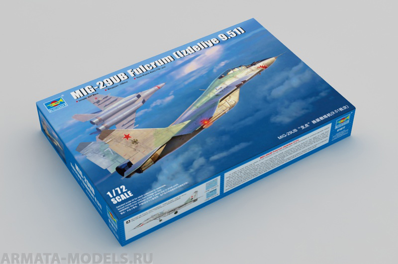 01677P Mig-29UB Fulcrum-B Trumpeter