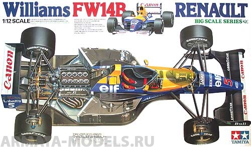 12029 Williams FW14B - с фототравлением Tamiya
