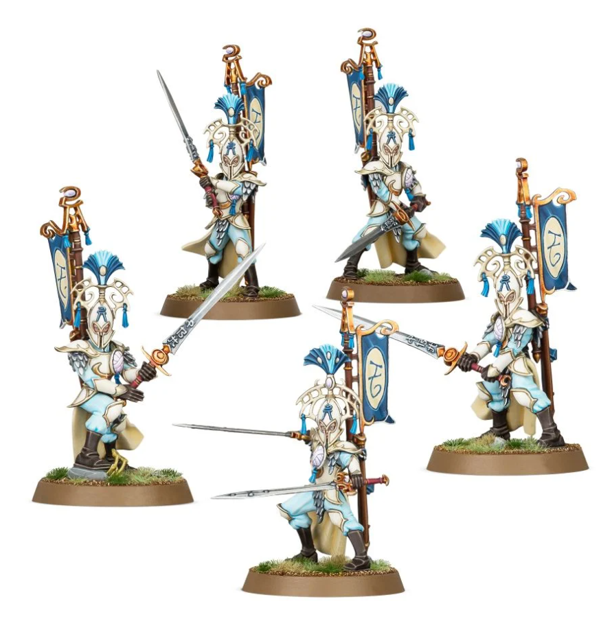 87-23 Набор Люминеты, Повелители Владений. Владыки Клинков Ванари (Lumineth Realm-Lords Vanari Bladelords)